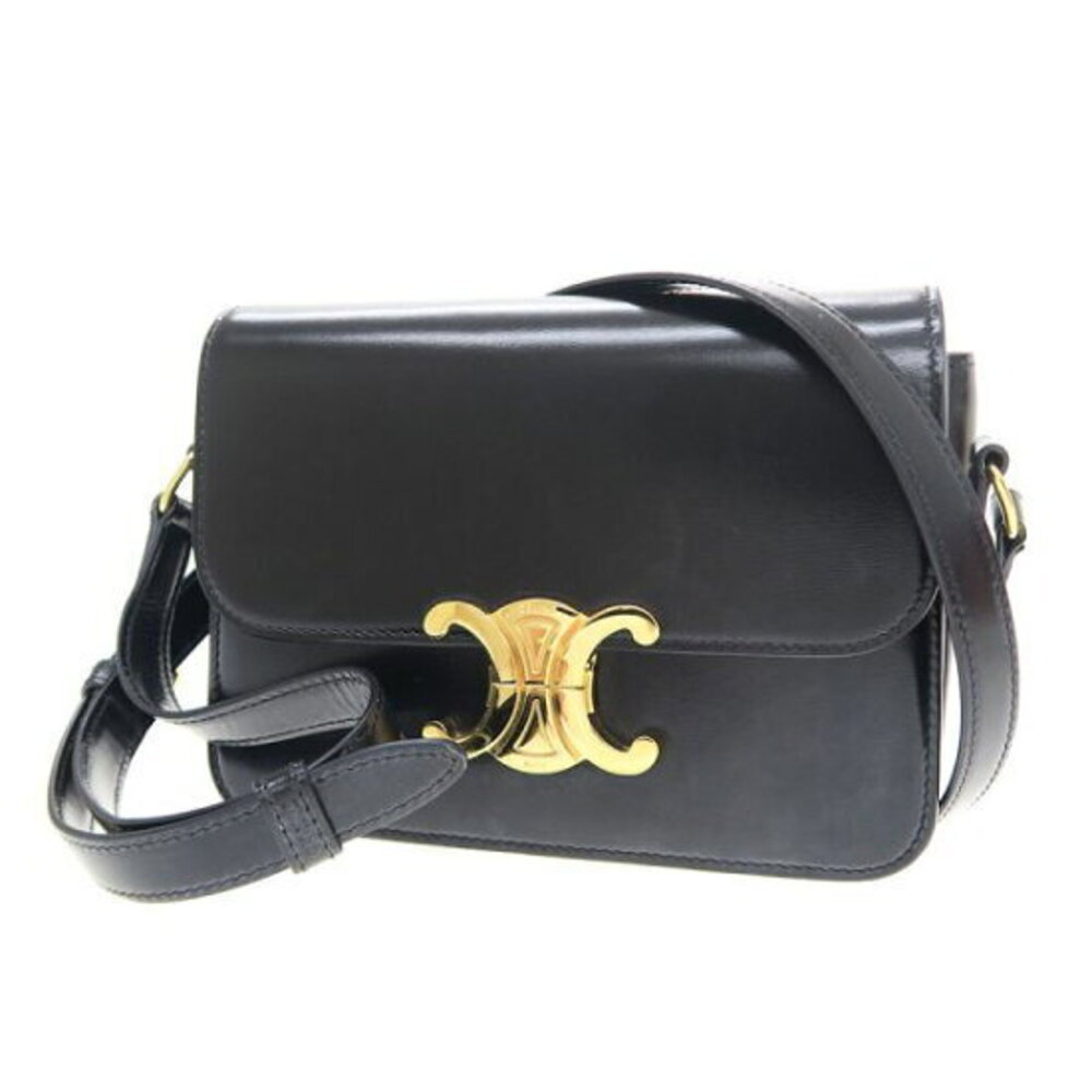 Celine Teen Triomphe Bag Shiny Calfskin